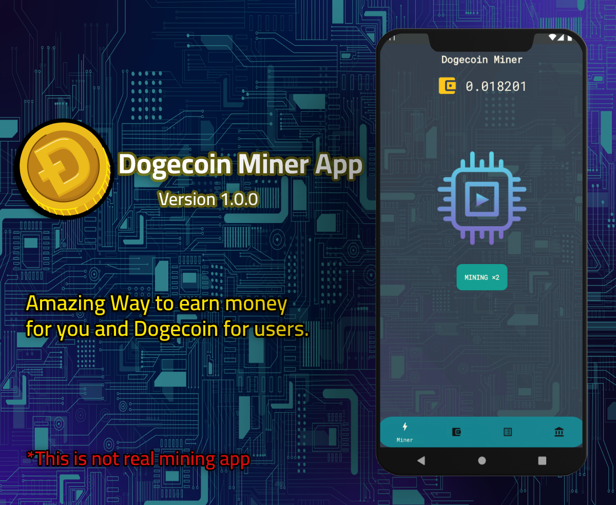Dogecoin Miner App with Admin Panel and Admob + Unity Ads - 5