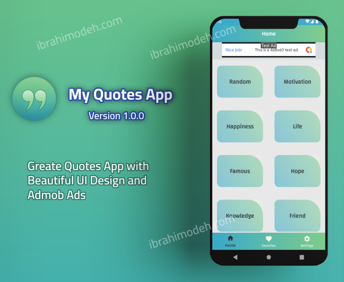 My Quotes App with Admob - 2